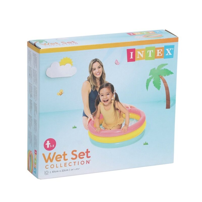 Бассейн надувной Intex Радуга арт. 1224307 61 х 22 см