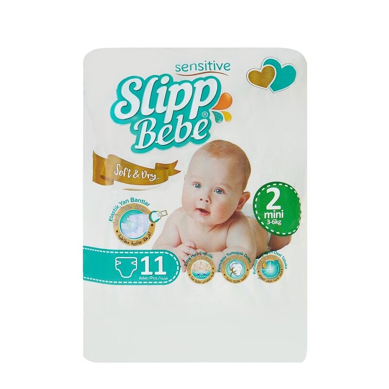 Подгузники Slipp Bebe 3-6 кг 11 шт.