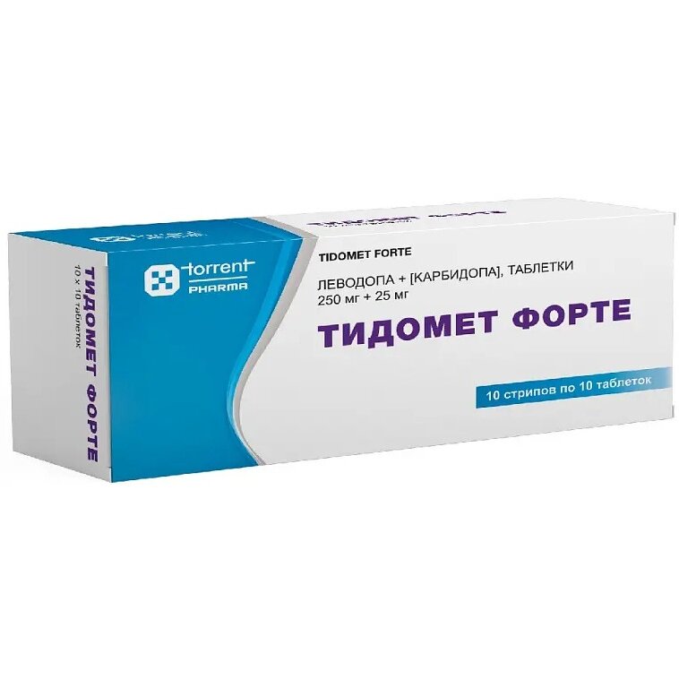 Тидомет Форте таблетки 100 шт.