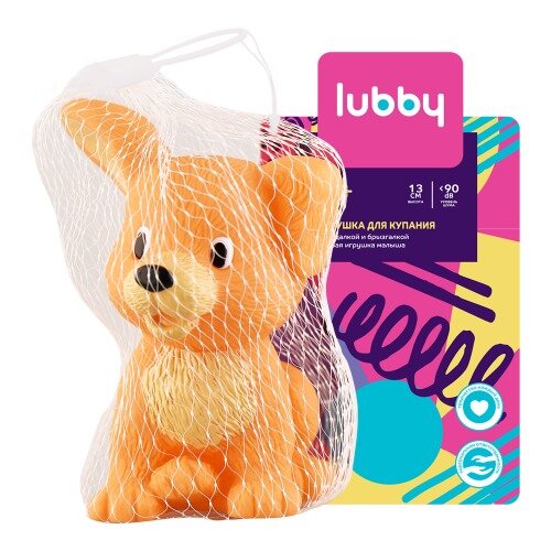 Игрушка для купания Лабби (Lubby) собачка-пищалка 12+мес., арт. 16627