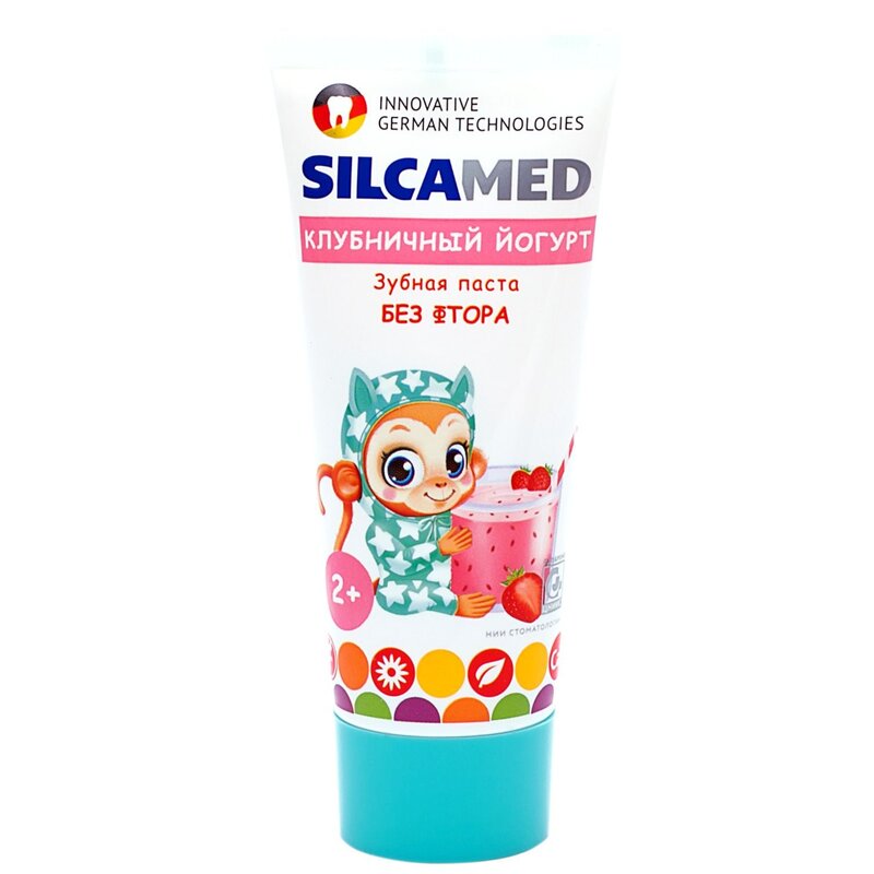 Паста зубная Silca med клубничный йогурт 65 мл