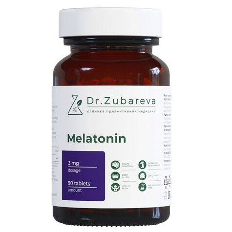 Мелатонин Dr.Zubareva/Др.Зубарева таблетки 3 мг 90 шт.