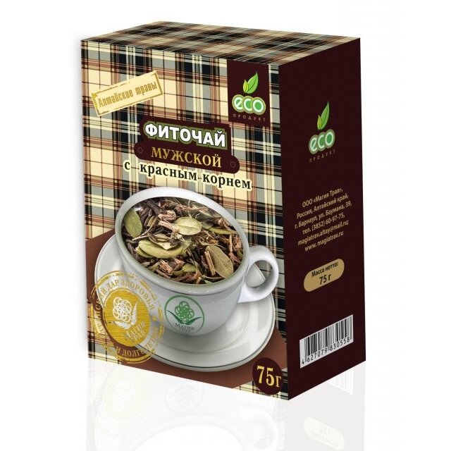 Фиточай мужской с красным корнем 75 г
