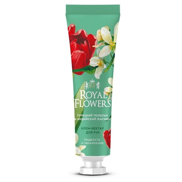 Крем-нектар для рук Royal Flowers гладкость и увлажнение 24 мл