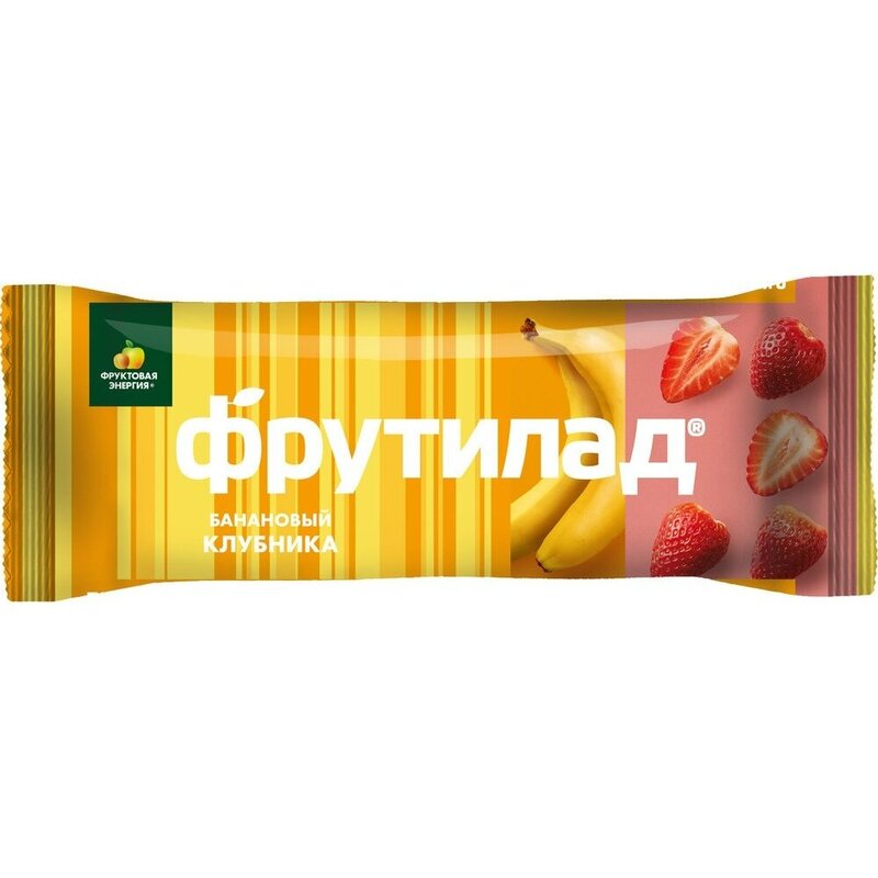 Батончик Фрутилад фруктовый банан/клубника 30 г