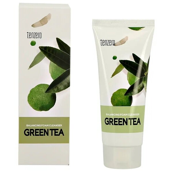 Пенка для умывания Tenzero с экстрактом зеленого чая 100 мл