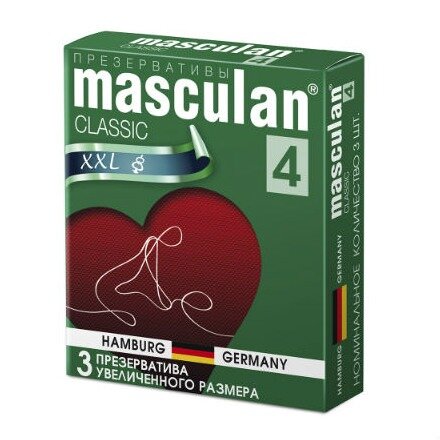 Презервативы Masculan 4 classic р.xxl 3 шт.
