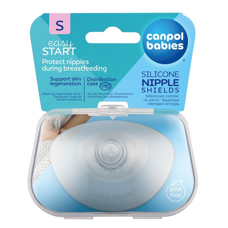 Накладки на грудь Canpol babies для кормления силиконовые размер S