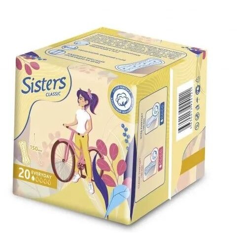 Прокладки Систерс ежедневные Ультра 20х8 160 шт.