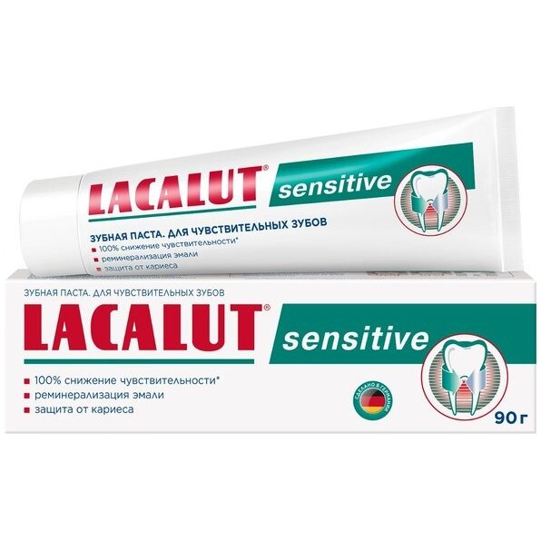 Зубная паста Lacalut Sensitive 90 г