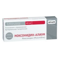 Моксонидин-Алиум таблетки 0,4 мг 30 шт.