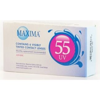Линзы контактные Maxima/Максима 55 UV (8.6/-3.5) 6 шт.