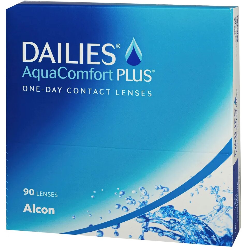 Линзы контактные Alcon/Алкон dailies aquacomfort plus (8.7/-9,50) 90шт