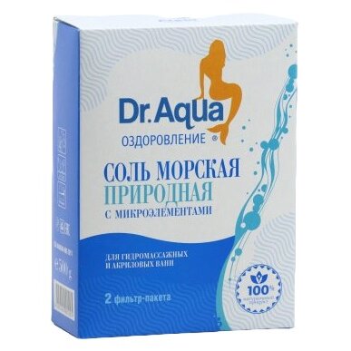 Соль для ванн Dr. Aqua морская природная с микроэлементами 500 г