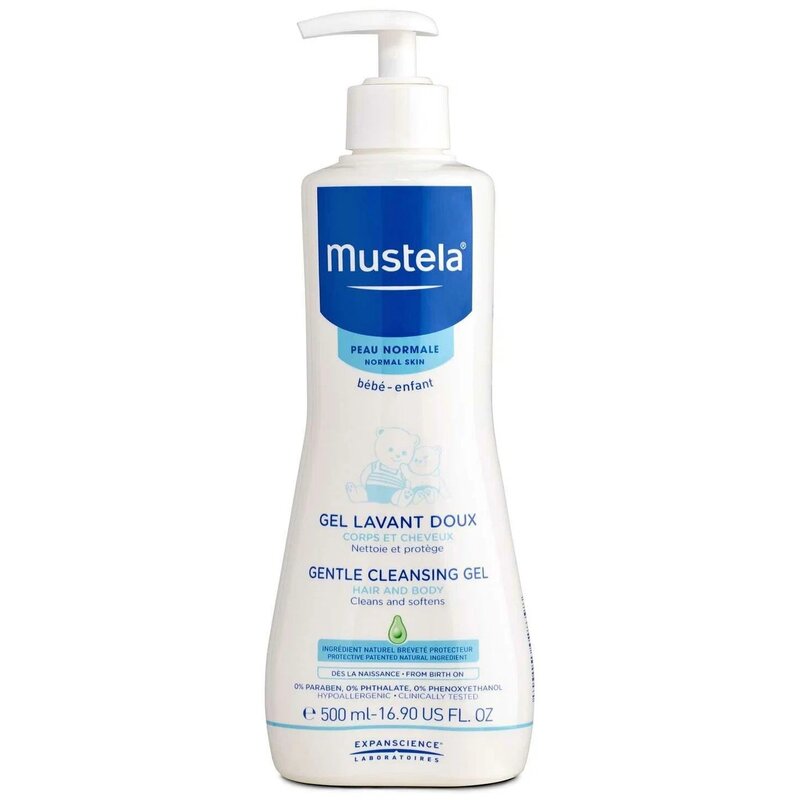 Гель для мытья Mustela Bebe мягкий 500 мл