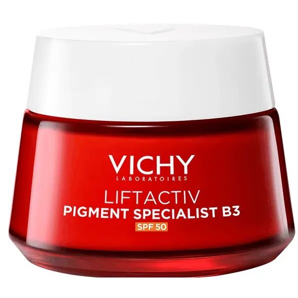 Крем против пигментации с витамином В3 дневной Виши (Vichy) SPF50 LiftActiv 50 мл