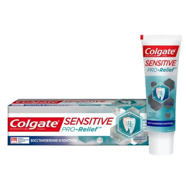 Зубная паста Colgate Sensitive Pro-Relief восстановление и контроль для чувствительных зубов 75 мл