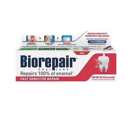 Зубная паста Biorepair Восстановление эмали для чувствительных зубов 75 мл
