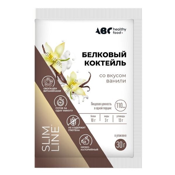 Коктейль белковый Провита ABC Healthy Food вкус ванили 30 г