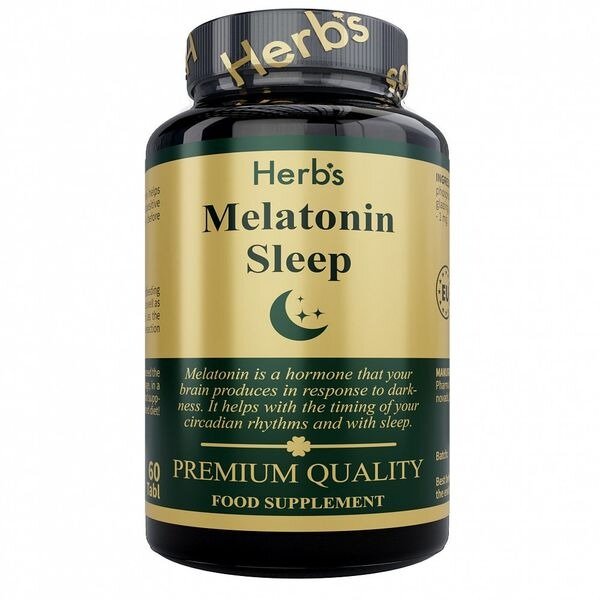 Мелатонин Herb`s капсулы 1 мг 0.48 г 60 шт.