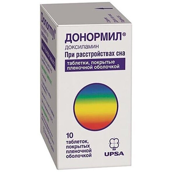 Донормил таблетки 15 мг 10 шт.