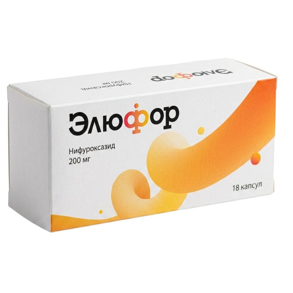 Элюфор капсулы 200 мг 18 шт.