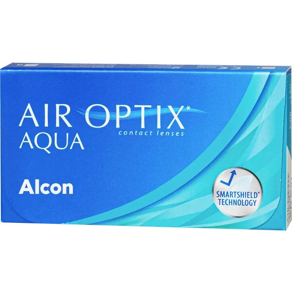 Линзы контактные Alcon/Алкон air optix aqua (8.6/-10,00) 6шт