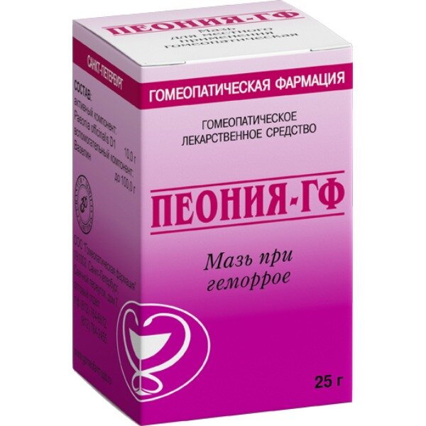 Пеония-ГФ мазь банка 25 г