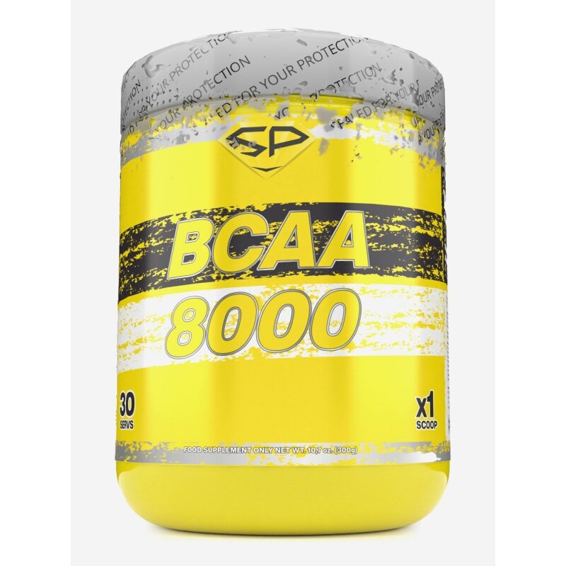 Аминокислоты Bcaa 8000 Steelpower комплекс для похудения без углеводов апельсин 300 г