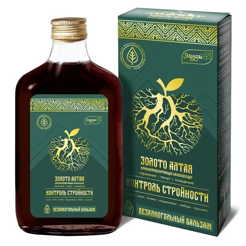 Бальзам Золото Алтая Контроль стройности 250 мл