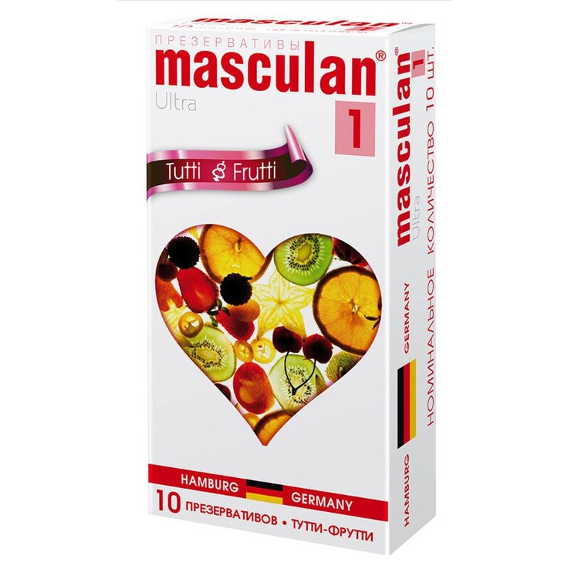 Презервативы тутти-фрутти Tutti-Frutti Masculan/Маскулан 10 шт.