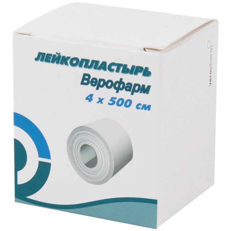 Лейкопластырь Верофарм 4х500 см