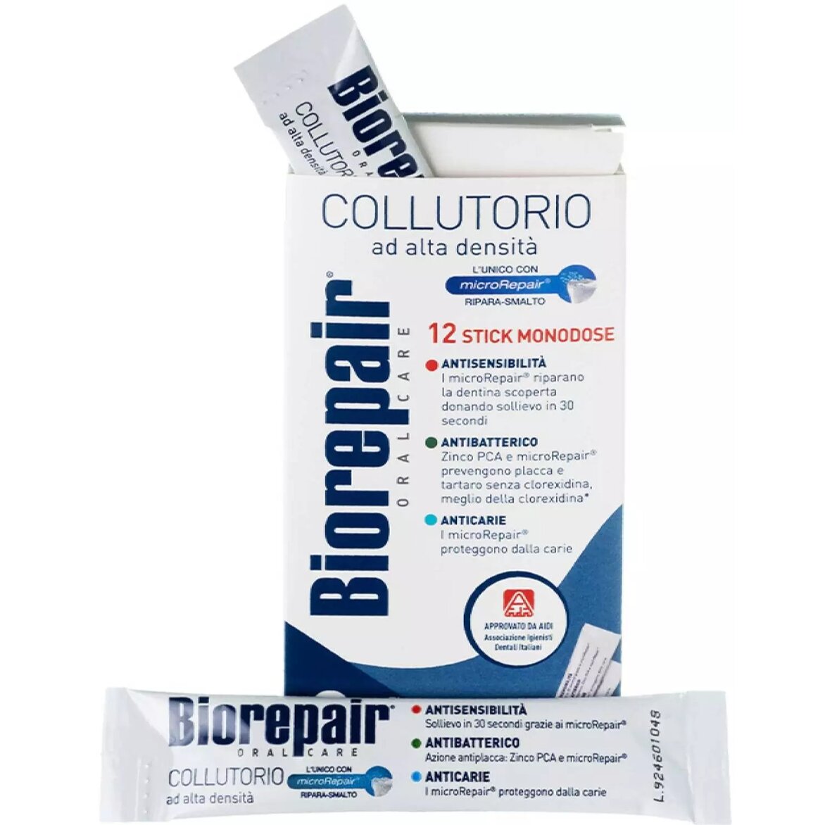 Ополаскиватель для полости рта Biorepair 4-action 12 мл 12 шт.