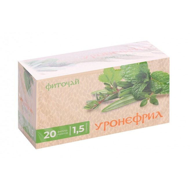 Уронефрил Фиточай фильтр-пакеты 1,5 г 20 шт.