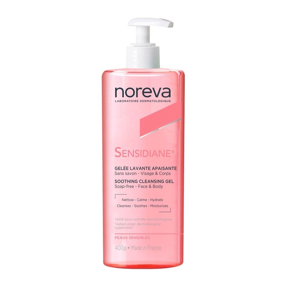 Гель для лица и тела Noreva сенсидиан смягчающий очищающий 400 мл
