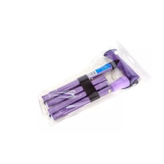 Трость с Т-образной резиновой ручкой (10113/PU) фиолетовая