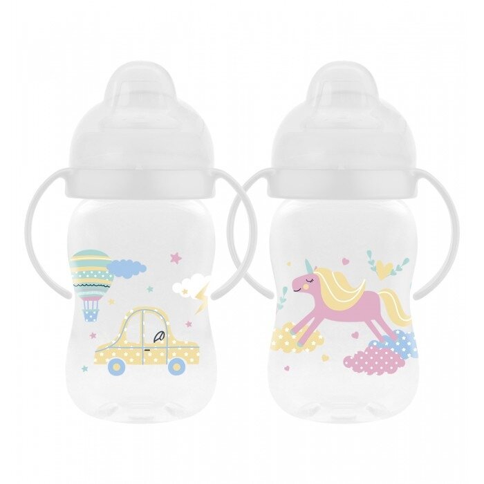 Поильник-непроливайка Just Лабби (Lubby) 6мес.+ мягкий носик 23282 270 мл