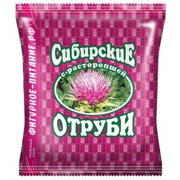 Отруби Сибирские диетические с расторопшей 200 г