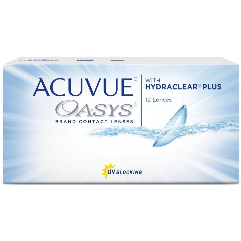 Контактные линзы Acuvue Oasys двухнедельные -2.25 12 шт.