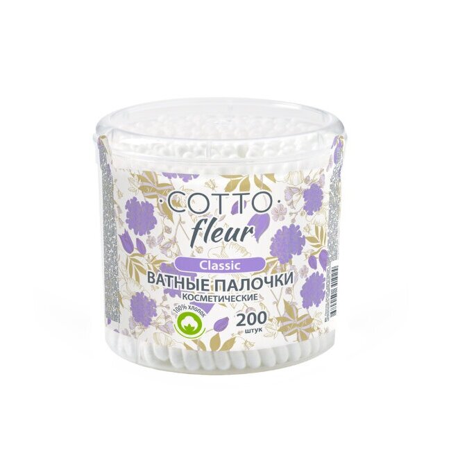 Ватные палочки Cotto Fleur банка 200 шт.