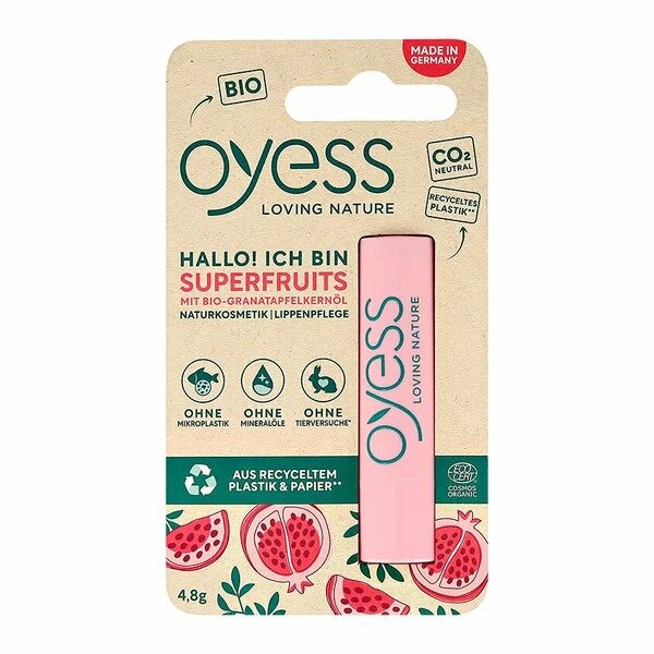 Бальзам для губ Oyess superfruits 4.8 г