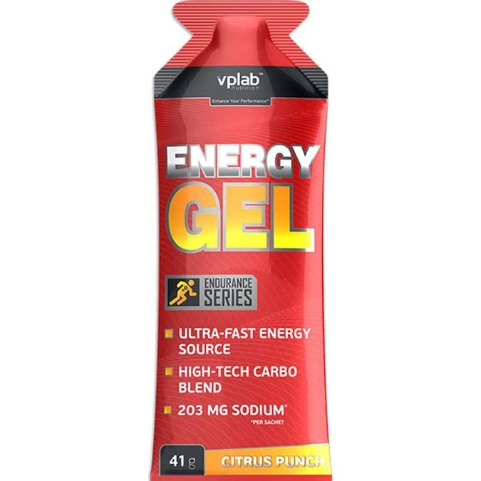 Vplab Energy gel Гель энергетический цитрус 41 г