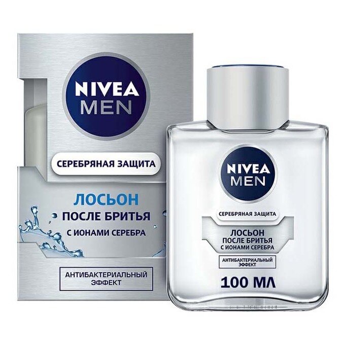 Лосьон Nivea Men после бритья Серебрянная защита 100 мл