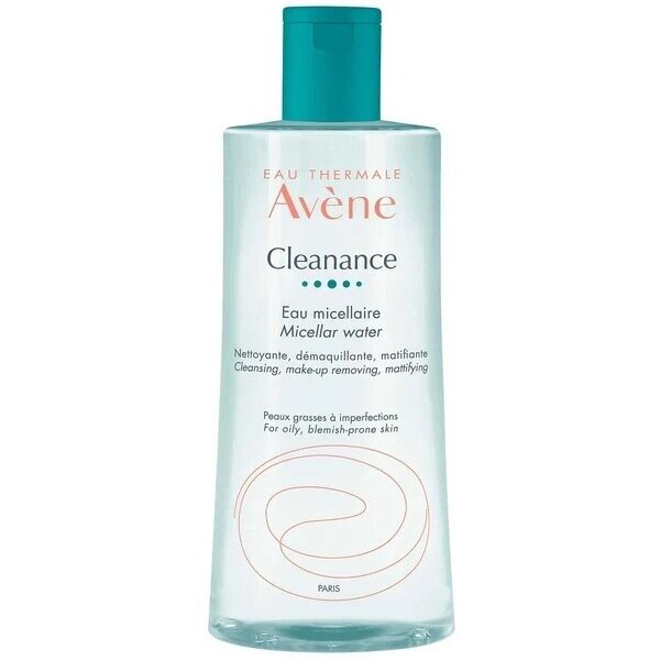 Вода мицеллярная Avene Cleanance для жирной кожи, склонной к акне 400 мл