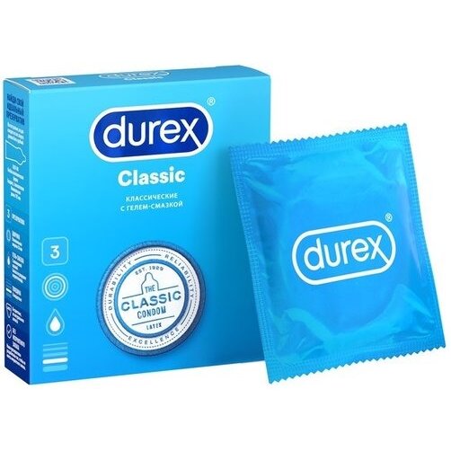 Презервативы Дюрекс (Durex) Classic 3 шт.