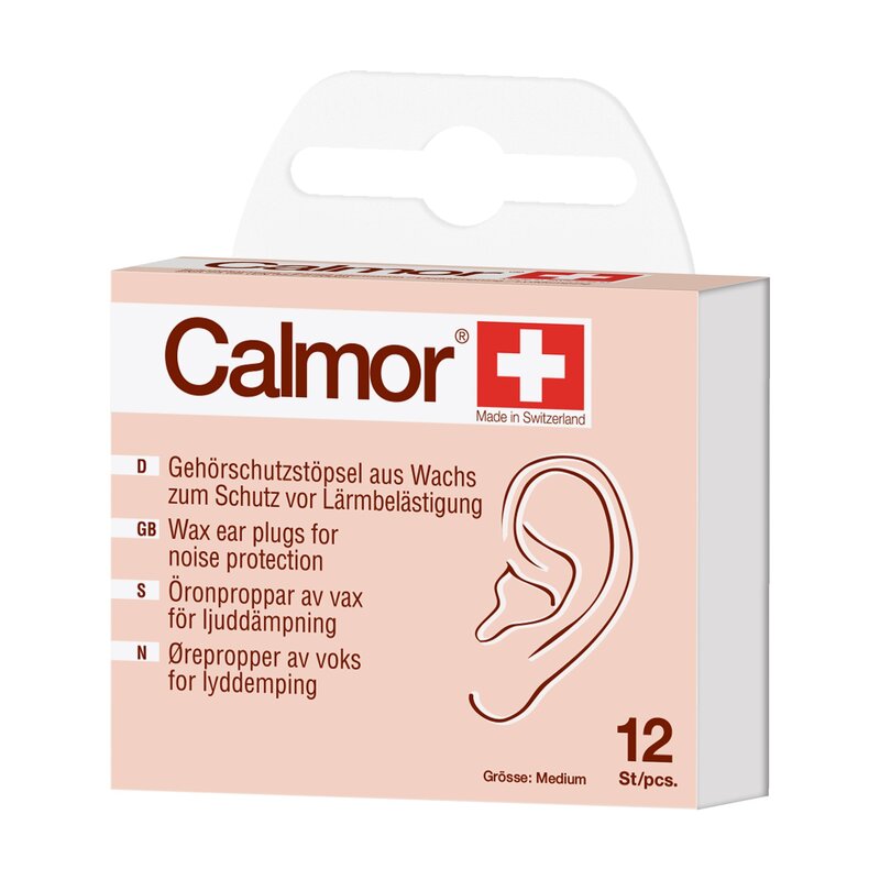 Беруши Calmor восковые в ватной оболочке 12 шт.