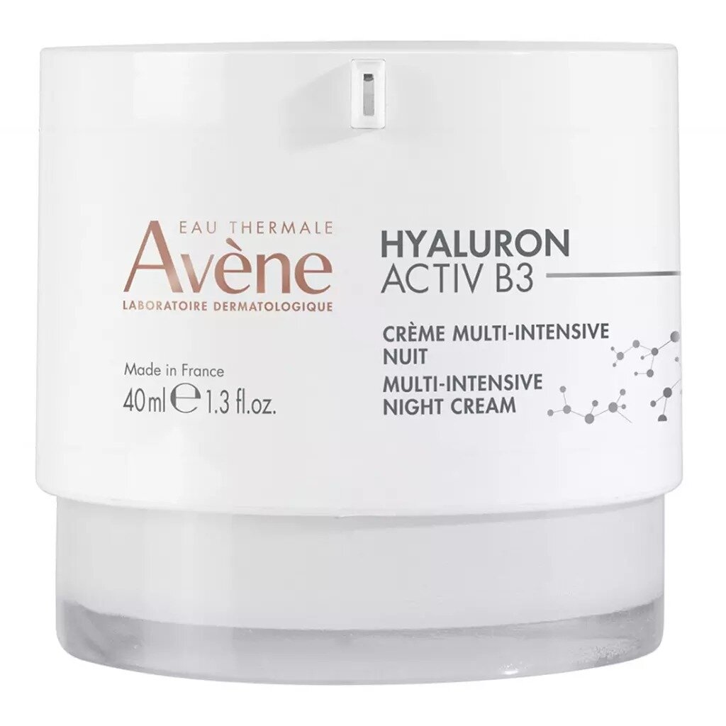 Крем ночной Avene Hyaluron Active B3 интенсивный регенерирующий 40мл, цены  от 3273 ₽, купить в Бийске | Мегаптека