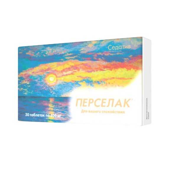 Перселак Седатив таблетки 600 мг 30 шт.