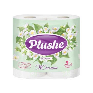 Бумага туалетная Plushe Deluxe Light жасмин 4 шт.