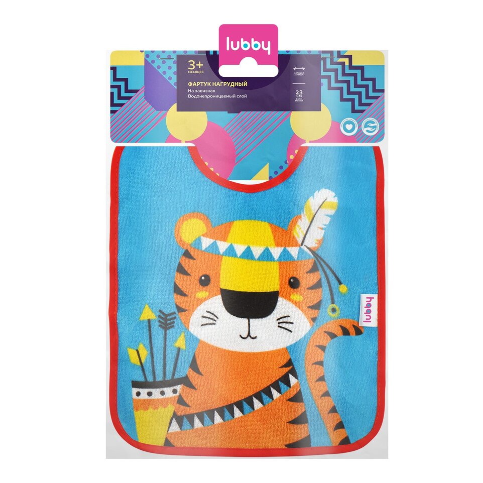 Фартук нагрудный Лабби (Lubby) 3+ на завязках арт. 20764/12